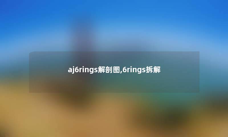 aj6rings解剖图,6rings拆解